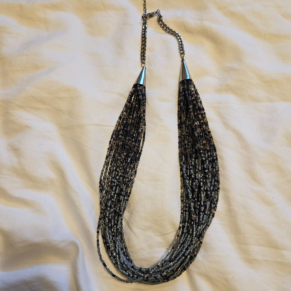3/$25 multi-strand beaded necklace